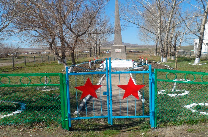 Ұлы Отан соғысында қаза болғандарға арналған ескерткіш, Ұлан ауданы, Ұлан ауылы