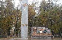 Ұлы Отан соғысында қаза болғандарға арналған ескерткіш, Үржар ауданы, Үржар ауылы